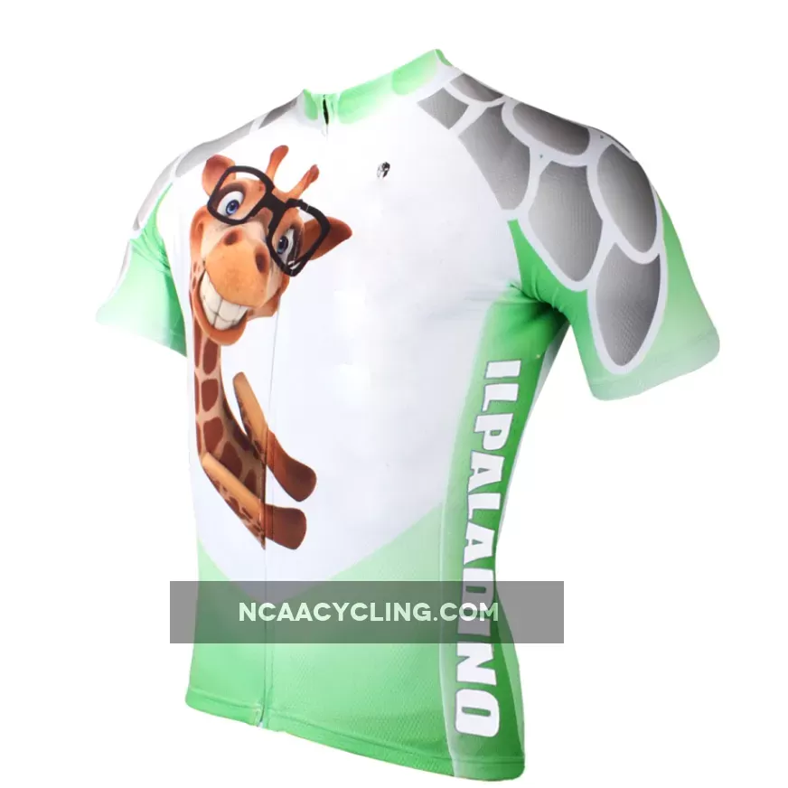 ILPALADINO Giraffe Men's Professional MTB Cycling Jersey Breathable and Quick Dry Comfortable Bike Shirt for Summer NO.168