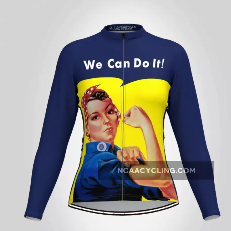 Rosie The Riveter Women's LS Cycling Jerseys Brand New