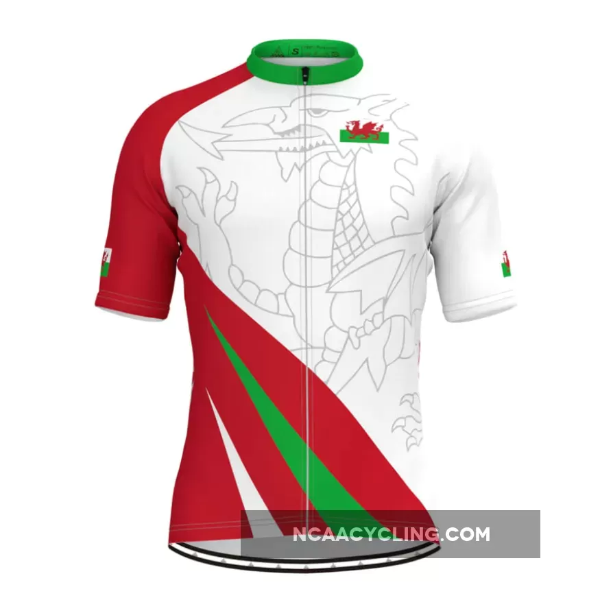Wales Flag Men's Cycling Jersey V3 Outlet