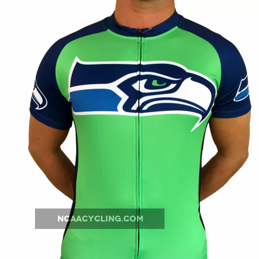 NFL Seattle Seahawks Short Sleeve Cycling Jersey Z-1905791