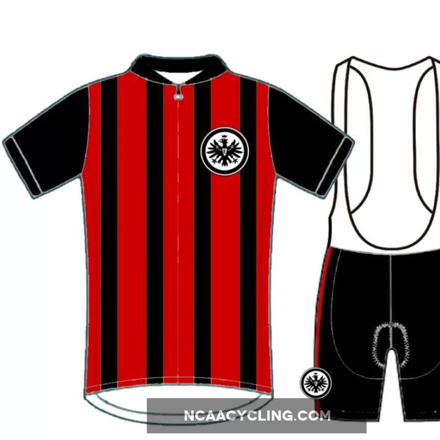 Eintracht Frankfurt Short Sleeve Cycling Jerseys and (bib) shorts
