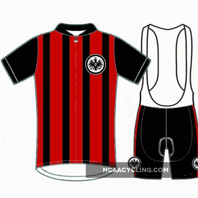 Eintracht Frankfurt Short Sleeve Cycling Jerseys and (bib) shorts