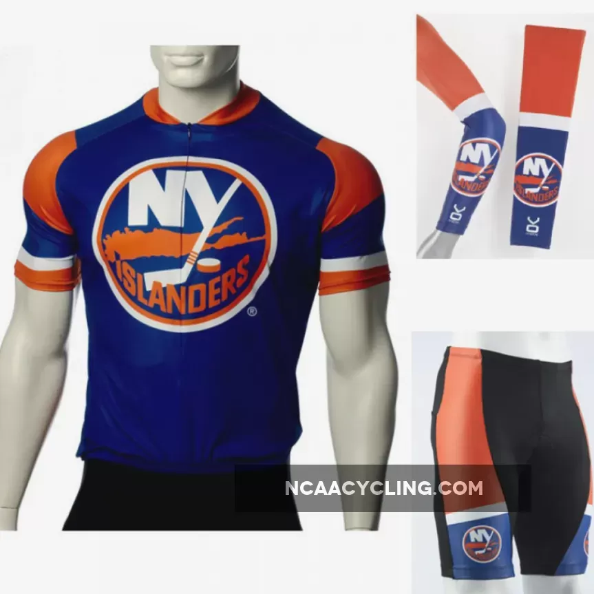 NHL New York Islanders Cycling Jerseys Bib Shorts Arm Warmers