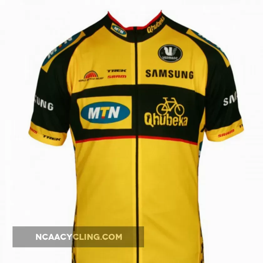 MTN QHUBEKA 2013 Vermarc professional cycling team - short sleeve cycling jersey