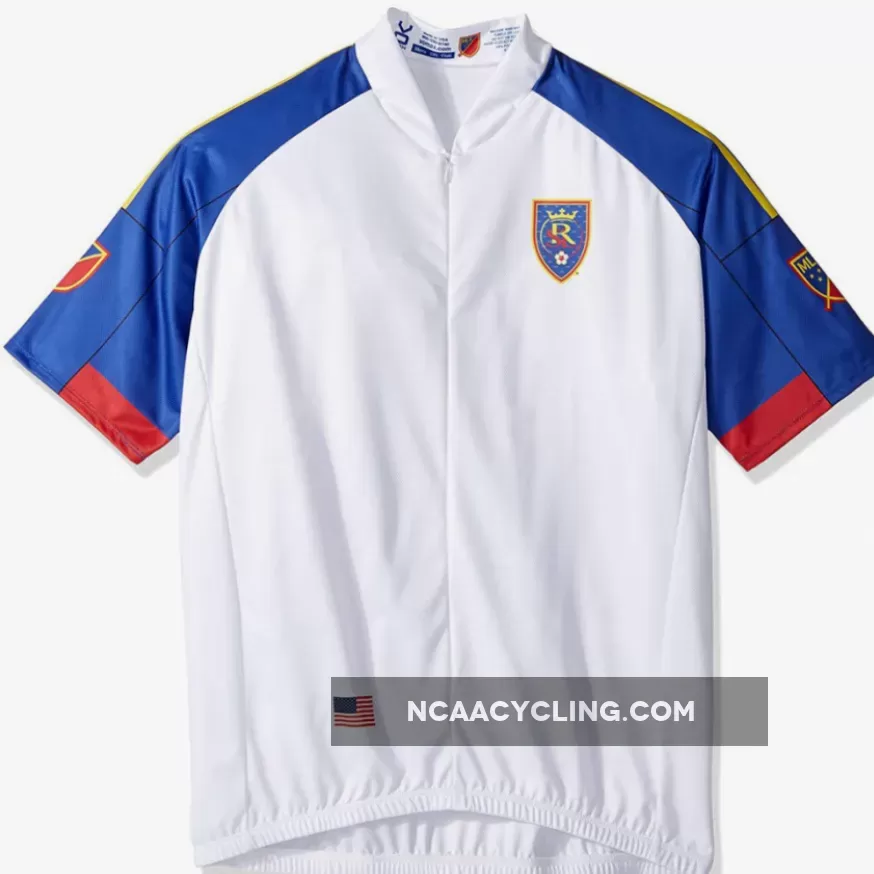MLS Real Salt Lake Short Sleeve Cycling Jerseys White