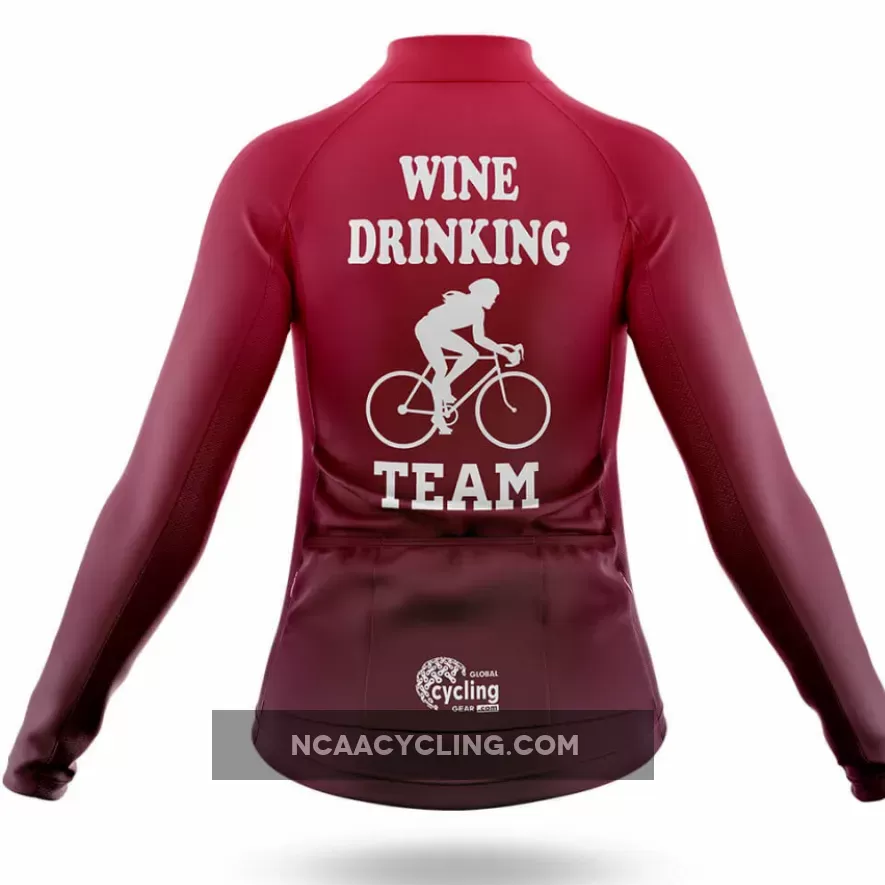 Wine Drinking Team - Women's Cycling / Jersey Only For Sale
