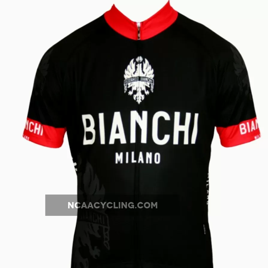 Bianchi Milano short sleeve jersey E12EDOARDO1 black
