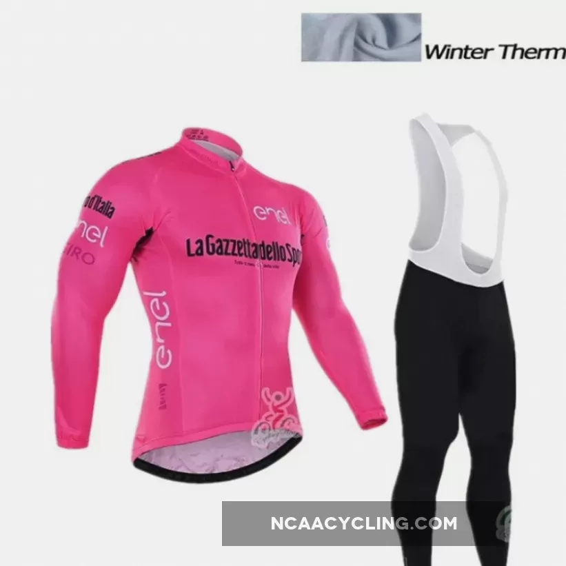 Giro D'Italia Pink Cycling Set Winter Outlet
