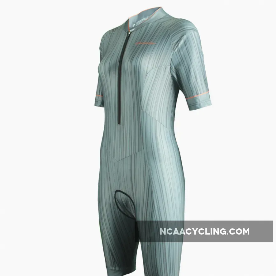 Women's Compression Sleeved Trisuit Cycling jerseys Running Swimming 1007