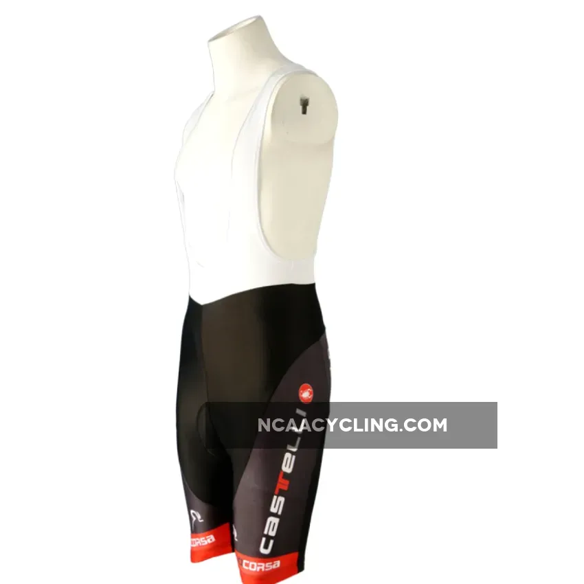 2012 New CASTELLI BLACK-RED Cycling Bib Shorts New Releases
