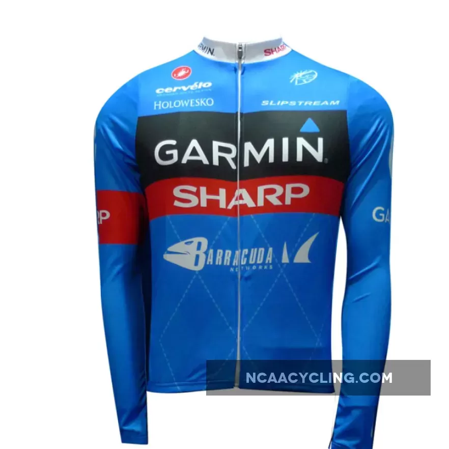 GARMIN-BARRACUDA GARMIN-SHARP TdF Long Sleeve Jersey 2012