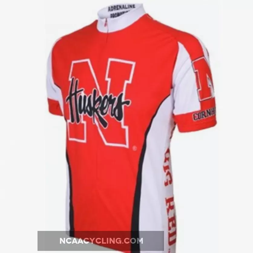 UNL University of Nebraska–Lincoln Cornhuskers Cycling Short Sleeve Jersey