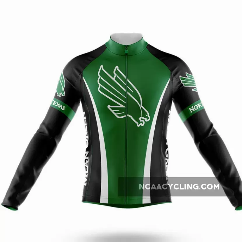 University of North Texas Long Sleeve Cycling Jersey Only