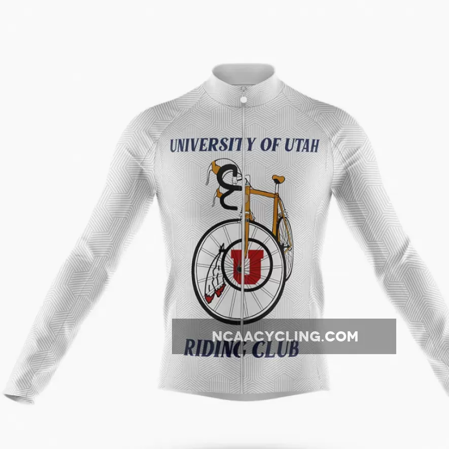 Classic University of Utah Long Sleeve Cycling Jersey Only