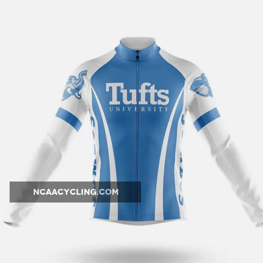 Tufts University Long Sleeve Cycling Jersey Only | tufts gear