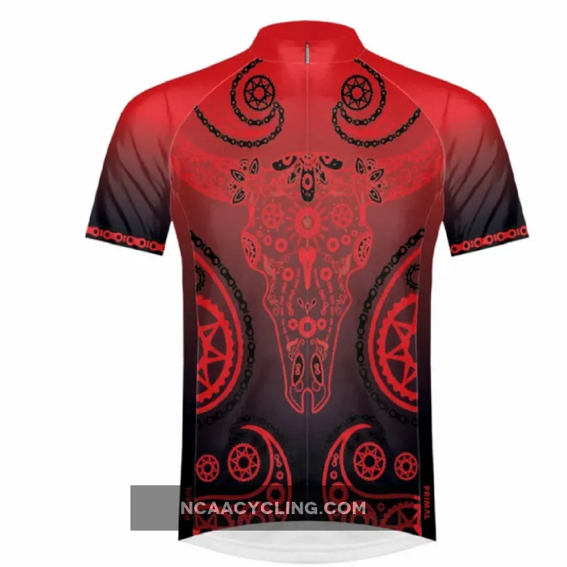 Primal Wear El Matador Men's Sport Cut Full Zip Short Sleeve Cycling Jersey MATAJ20M-M
