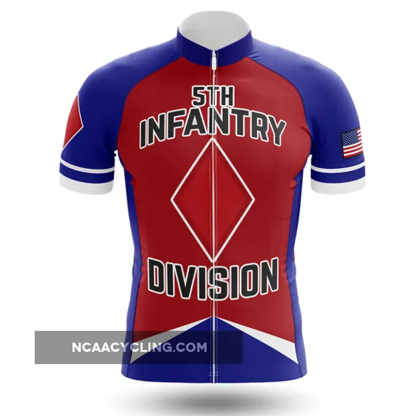 5th Infantry Division Cycling Jersey Set for Men's Comfortable Riding