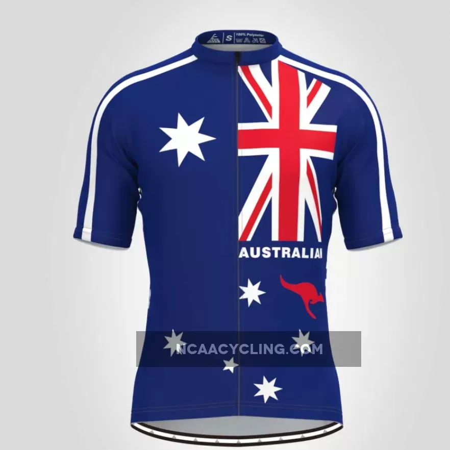 Australian Flag Blue Cycling Jersey New Releases
