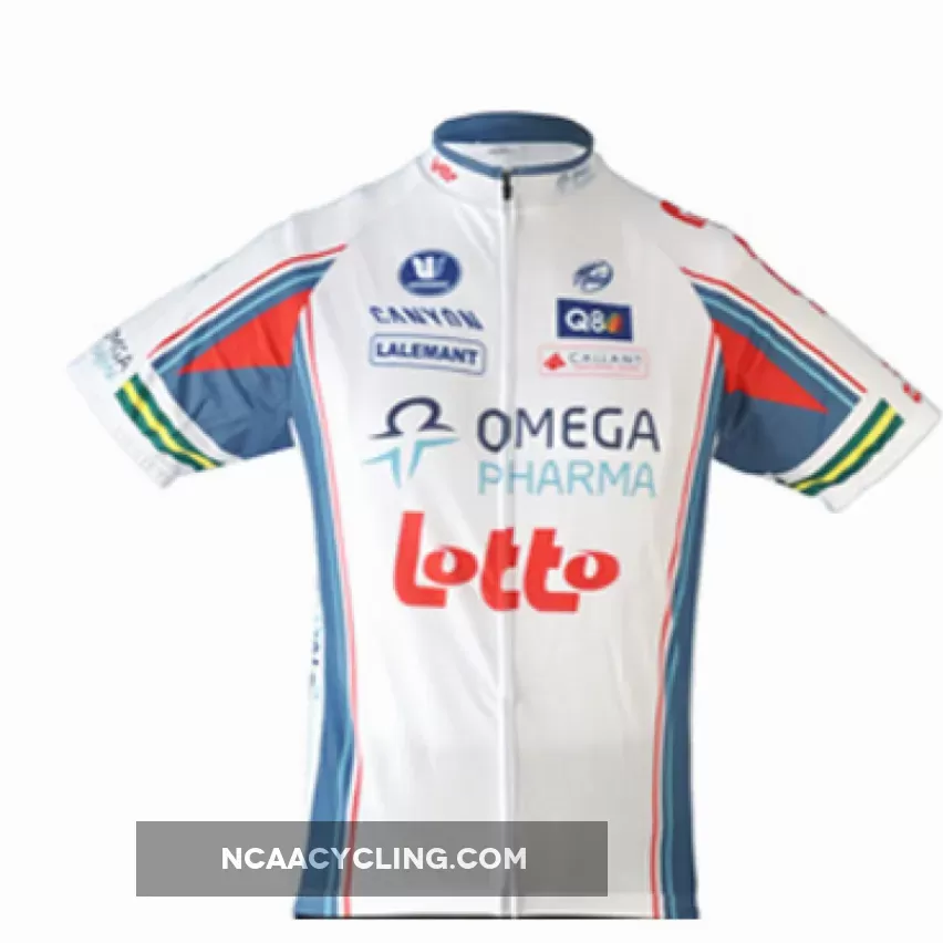 2010 OMEGA PHARMA Lotto Cycling Short Sleeve Jersey