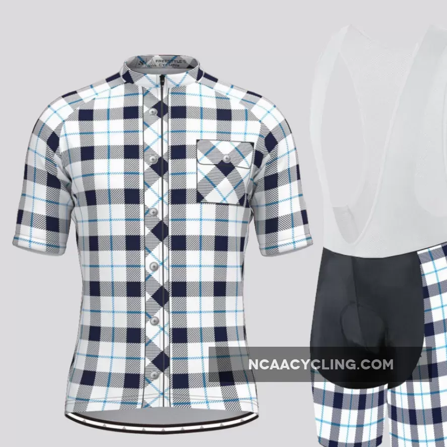 Plaid Checkered Shirt V7 Men's Cycling Kit Brand New