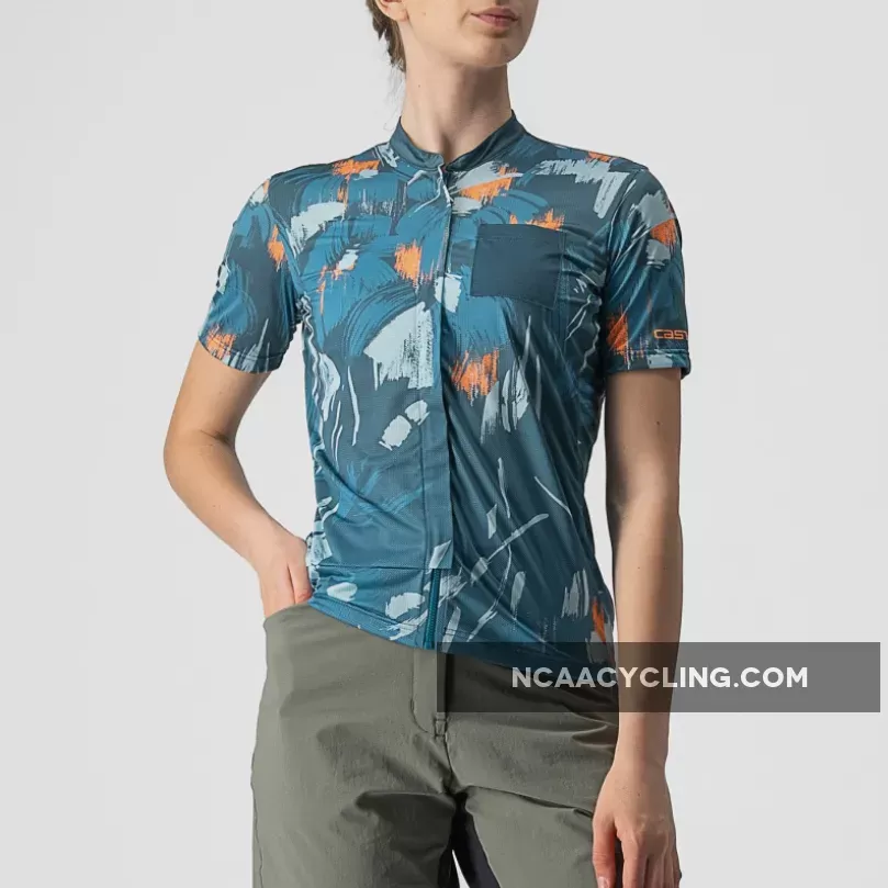Castelli Unlimited Sentiero Woman Jersey - Blue Online