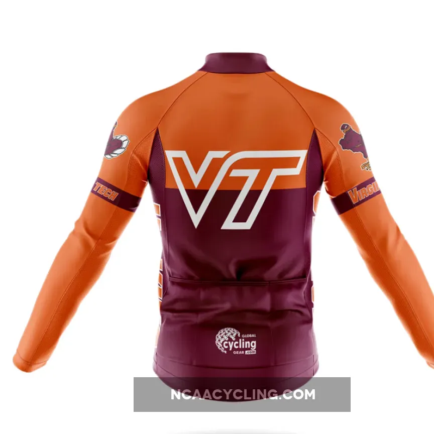 Virginia Tech V2 Long Sleeve Cycling Jersey Only | virginia tech bike jersey Virginia Tech V2 Long Sleeve Cycling Jersey Only | virginia tech bike jersey