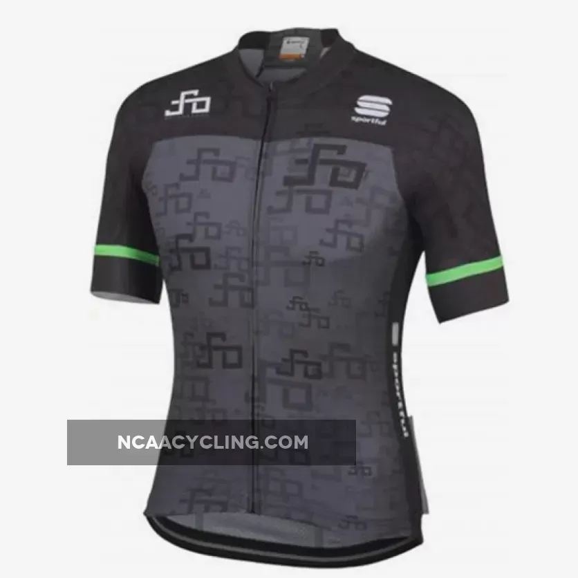 Sagan Logo Bodyfit Team Jersey Dark Grey 168, SAG19J55