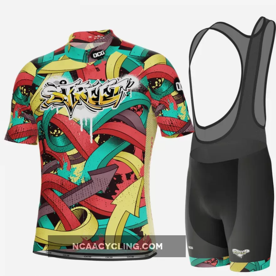 Men's Street Graffiti Short Sleeve Cycling Kit Restock