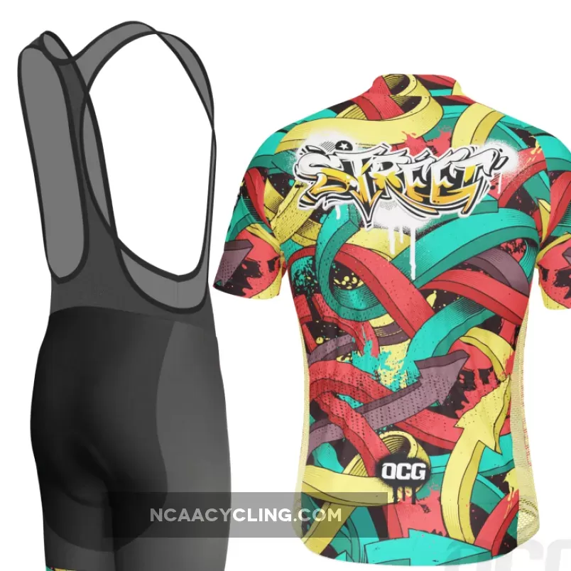 Men's Street Graffiti Short Sleeve Cycling Kit Restock
