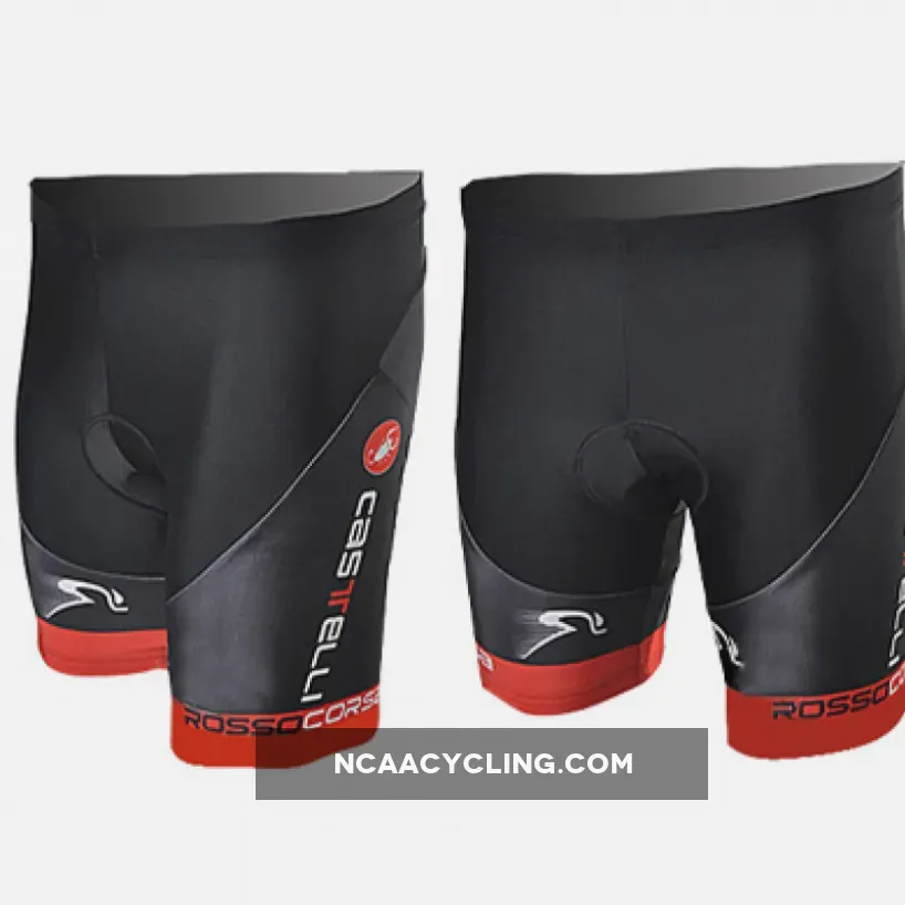 CASTELLI BLACK/RED CYCLING SHORTS To Buy