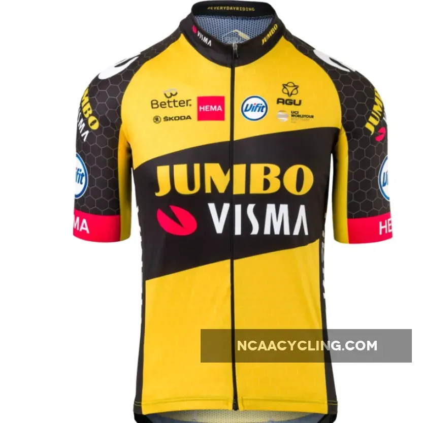 Team Jumbo - Visma 2021 Short Sleeve Cycling Jersey