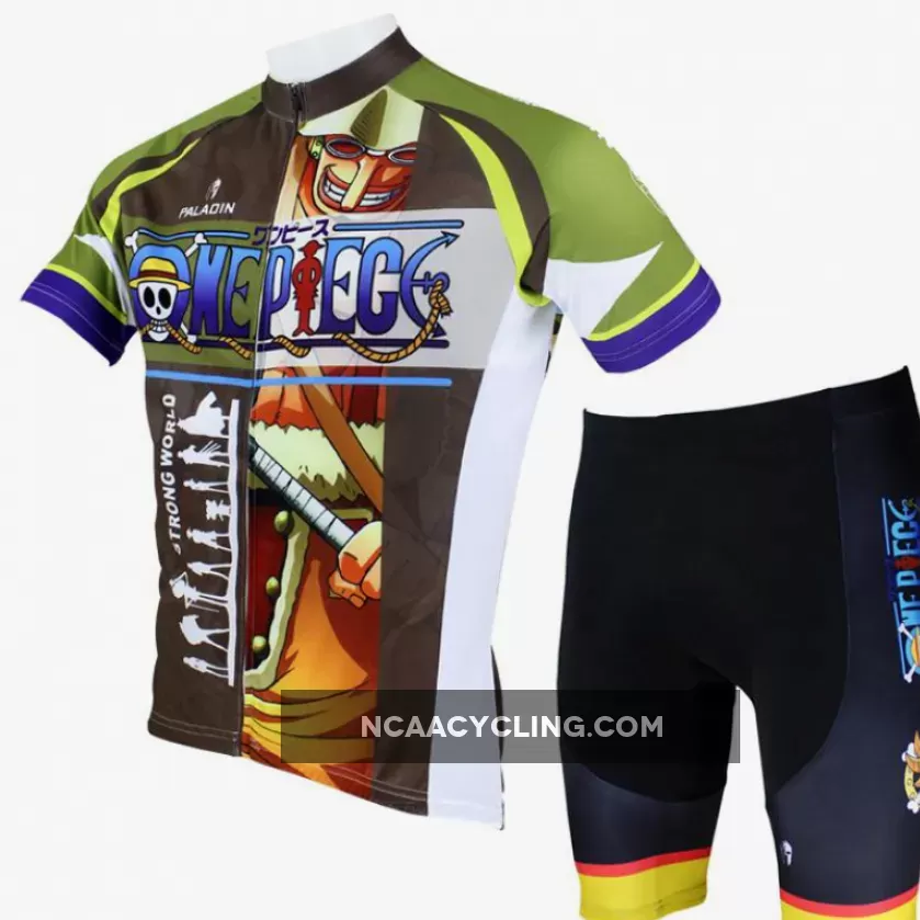 ONE PIECE Series Pirates Usopp Men's Cycling Suit Jersey Team Jacket T-shirt Summer Spring Autumn Clothes Sportswear Anime NO.075