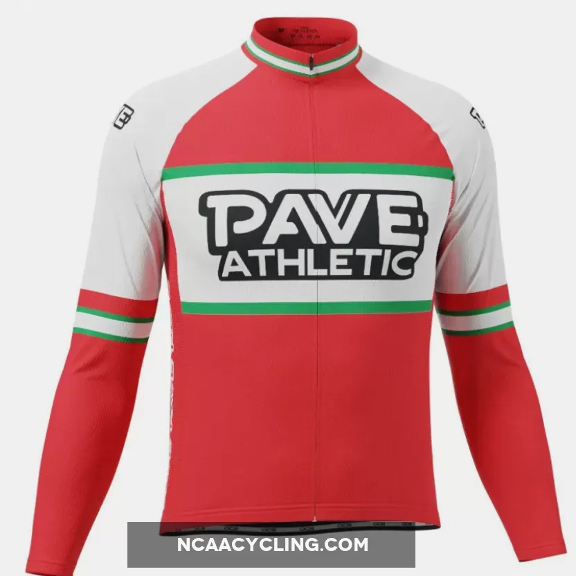 PAVE Athletic Gaseosa Retro Long Sleeve Cycling Jersey