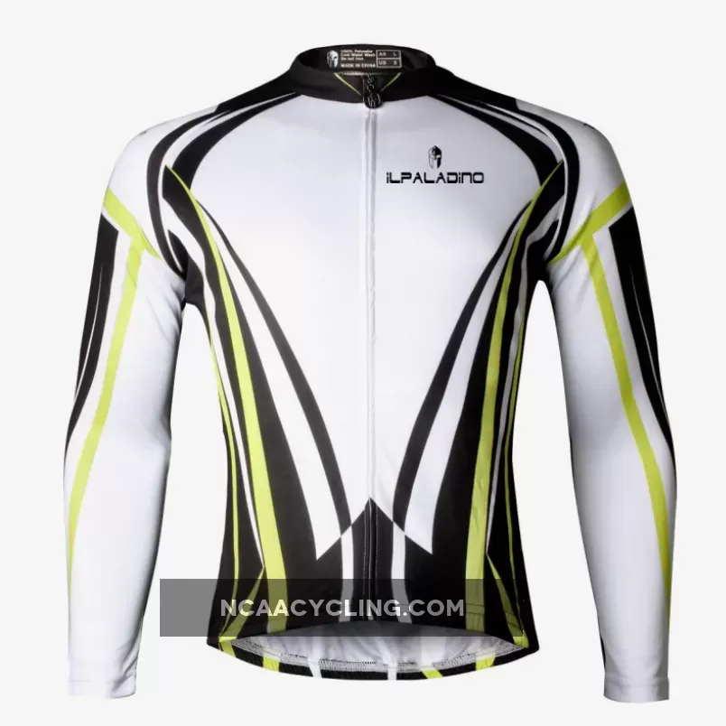 ILPALADINO Yellow/Orange/Blue/Green/Red Professional MTB Cycling Jersey Long-Sleeve Spring/Autumn Mountain Bike Exercise Bicycling Pro Cycle Clothing Racing Apparel Outdoor Sports Leisure Biking Shirts
