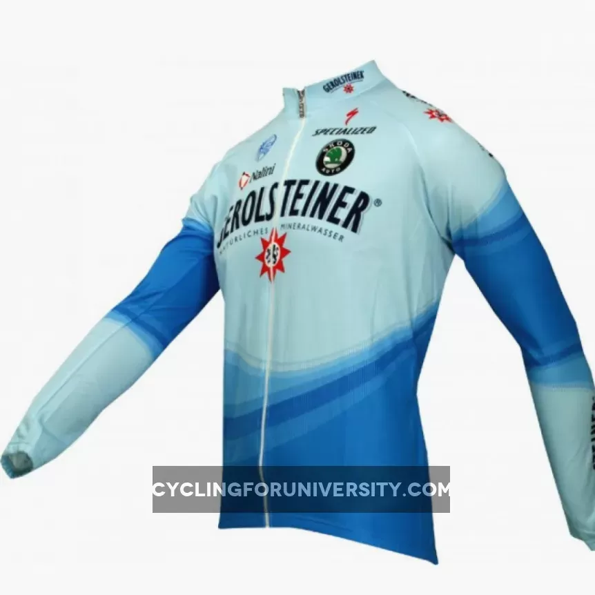 Gerolsteiner 2006 Skoda Radsport-Profi-Team-Winter Fleece Long Sleeve Jersey jacket