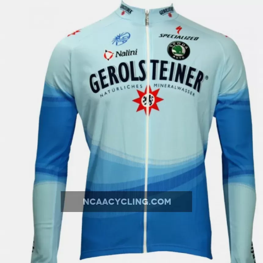 Gerolsteiner 2006 Skoda Radsport-Profi-Team-Winter Fleece Long Sleeve Jersey jacket