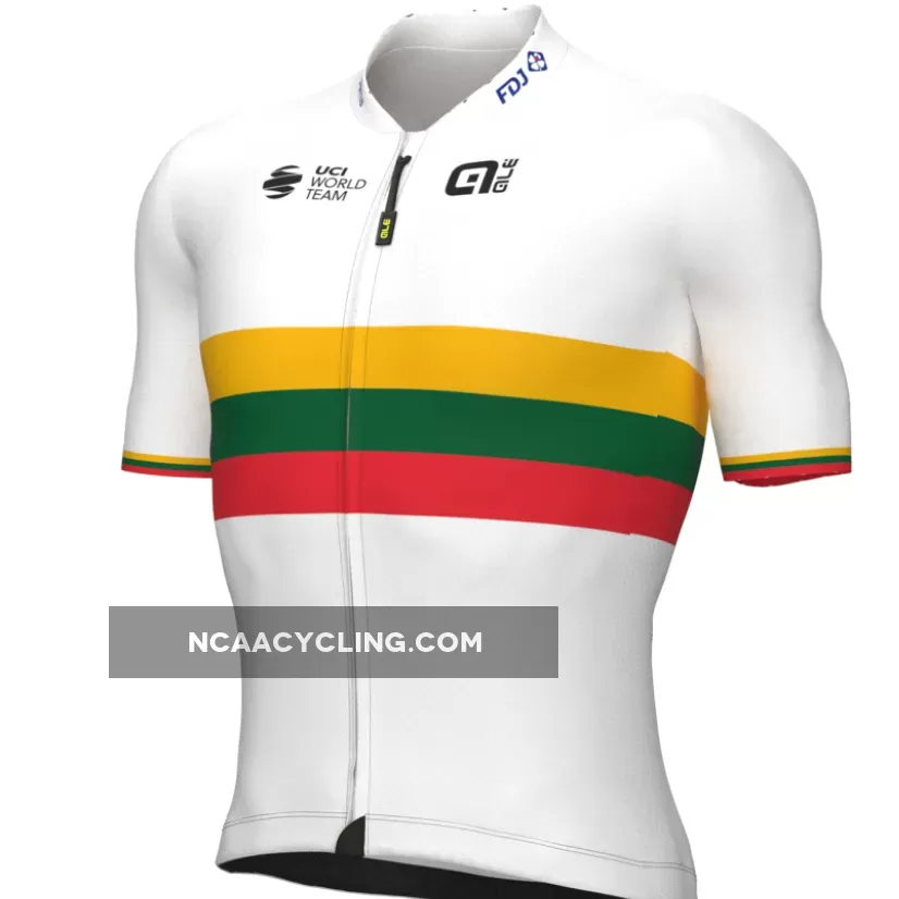 Groupama Fdj 2022 Jersey - Lituanian Champion Brand New R21367077