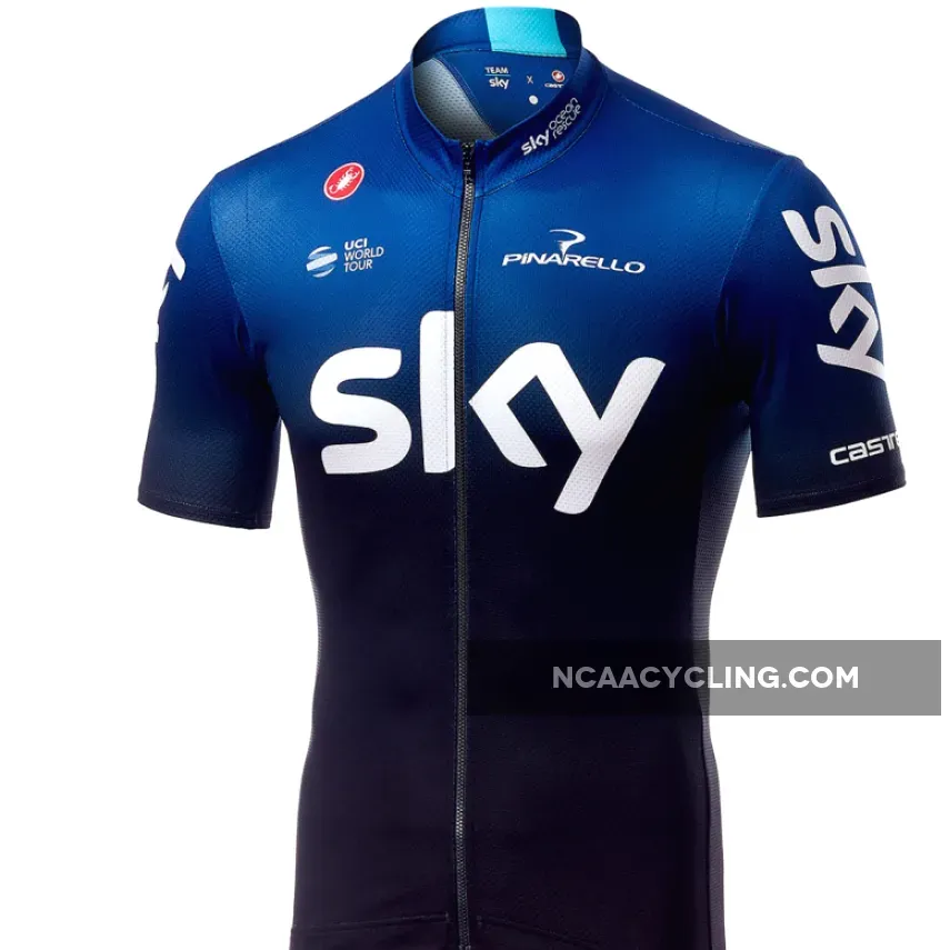 TEAM SKY 2019 Short Sleeve cycling Jersey bike clothing Cycle apparel Shirt