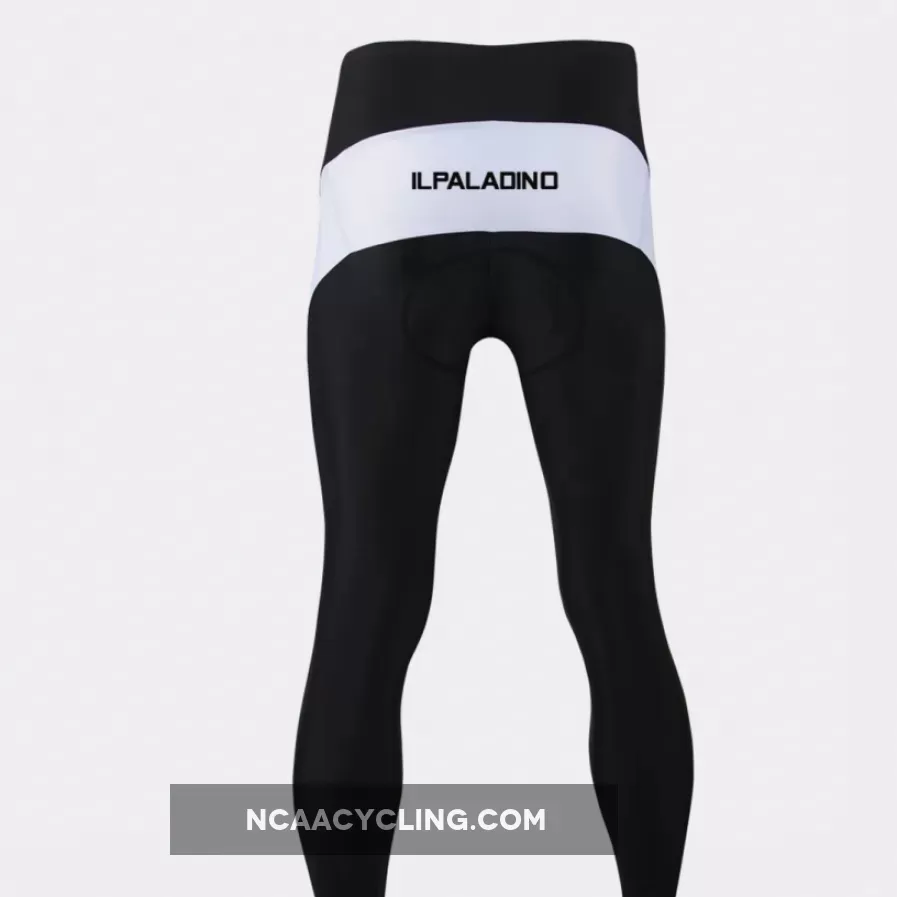 ILPARADINO Men’s Black White Athletic and Cycling Legging Fleece Apparel Outdoor Sports Gear Leisure Biking T-shirt Pants/Trouser
