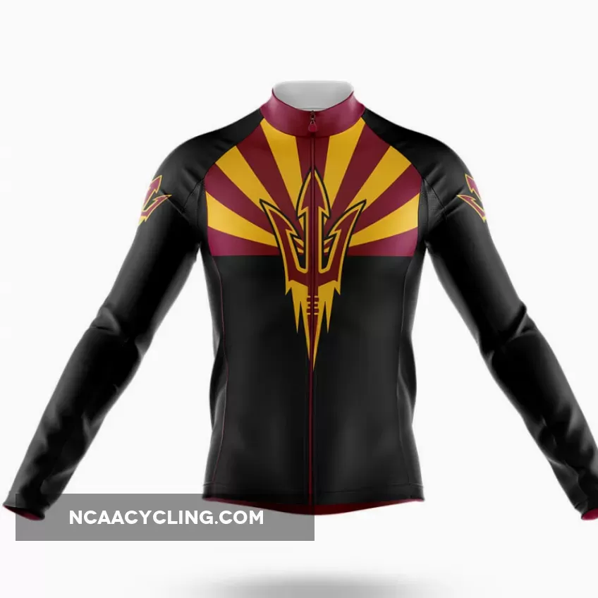 Arizona State University AZ - Men's Cycling Kit - Long Sleeve Jersey