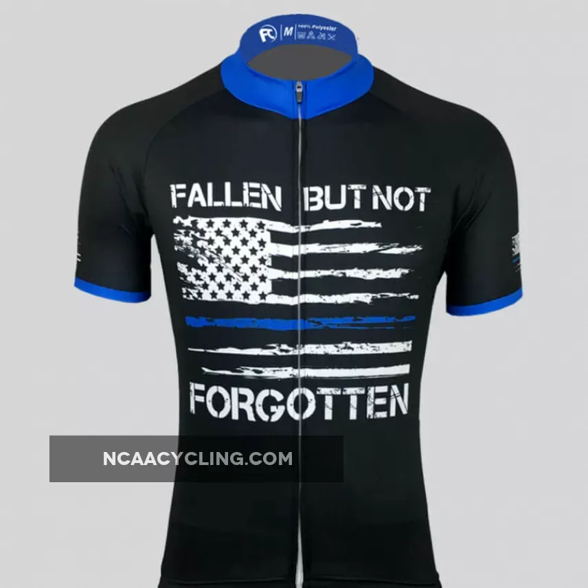 Fallen But Not Forgotten Blue Flag Cycling Jersey Online