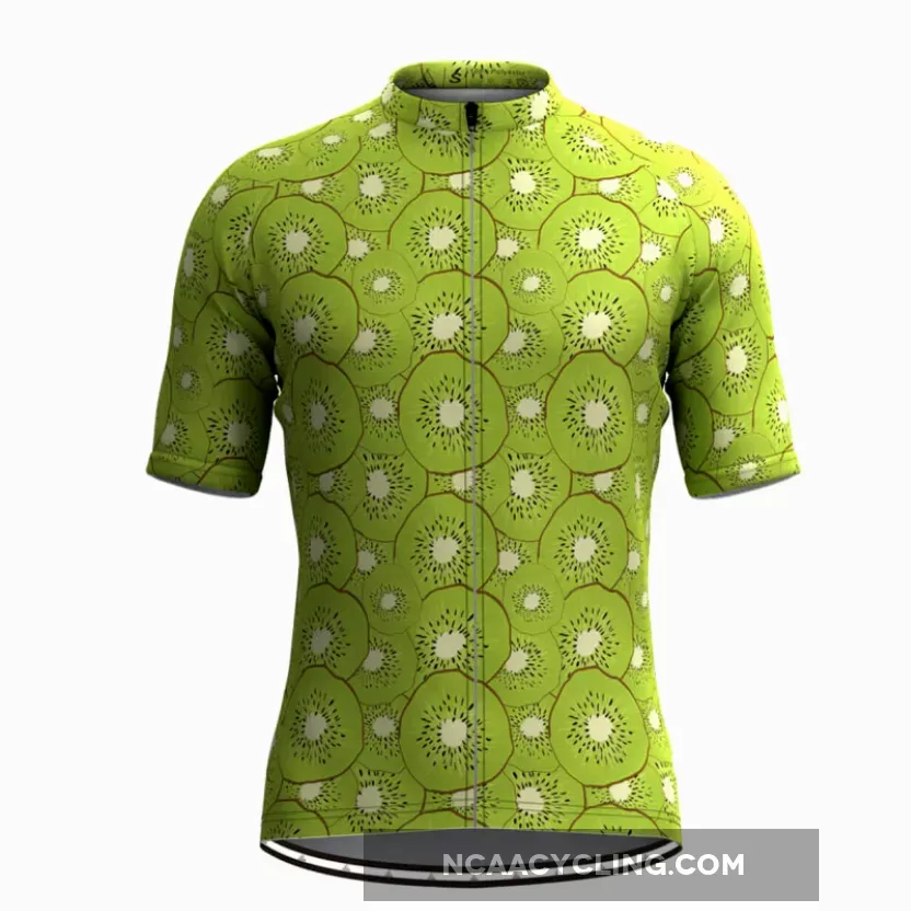 Men's Fruit Print Cycling Jersey - Kiwi Outlet