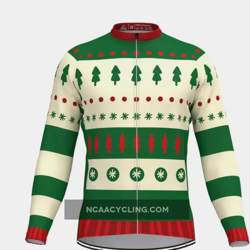 Ugly Christmas Sweater Long Sleeve Cycling Jersey V1 Online