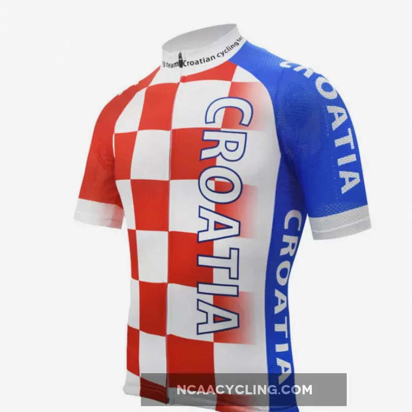 Croatia Team Team Men's Cycling Jersey Outlet