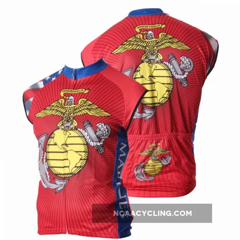 US United States Marine Corps Sleeveless Cycling Jerseys