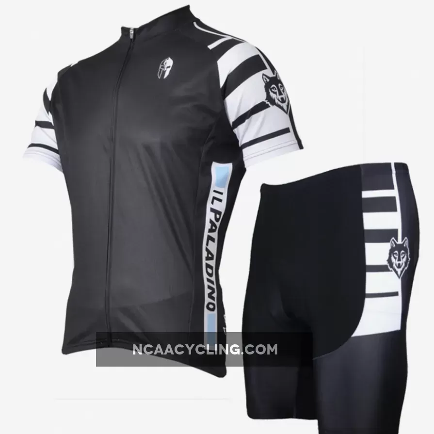 ILPALADINO Wolf Soldier Man's Short-sleeve Cycling Stripy Suit Team Kit Jacket Summer Suit Spring Autumn Clothes Sportswear Apparel Outdoor Sports Gear Leisure Biking T-shirt Black NO.007