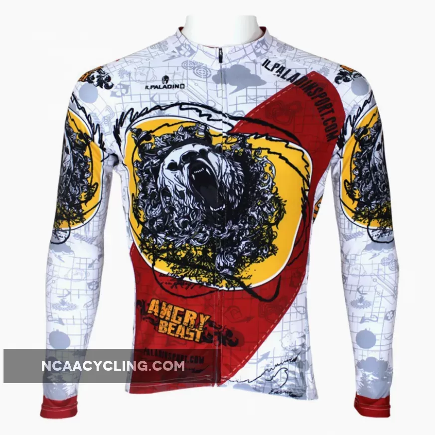 Animal Wild Bear Man's Short/long-sleeve Cycling Jersey NO.093