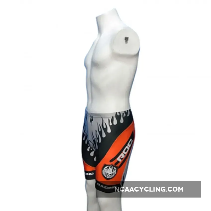 Team Rock Racing Cycling Bib Shorts BLACK/ORANGE To Buy