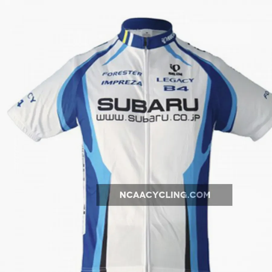 2009 Subaru Blue Short Sleeve Cycling Jersey Brand New