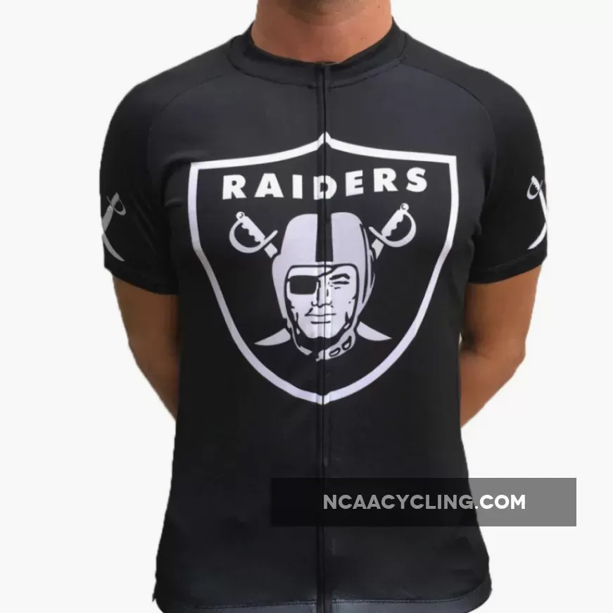 NFL Oakland Raiders Short Sleeve Cycling Jerseys Z-1905752